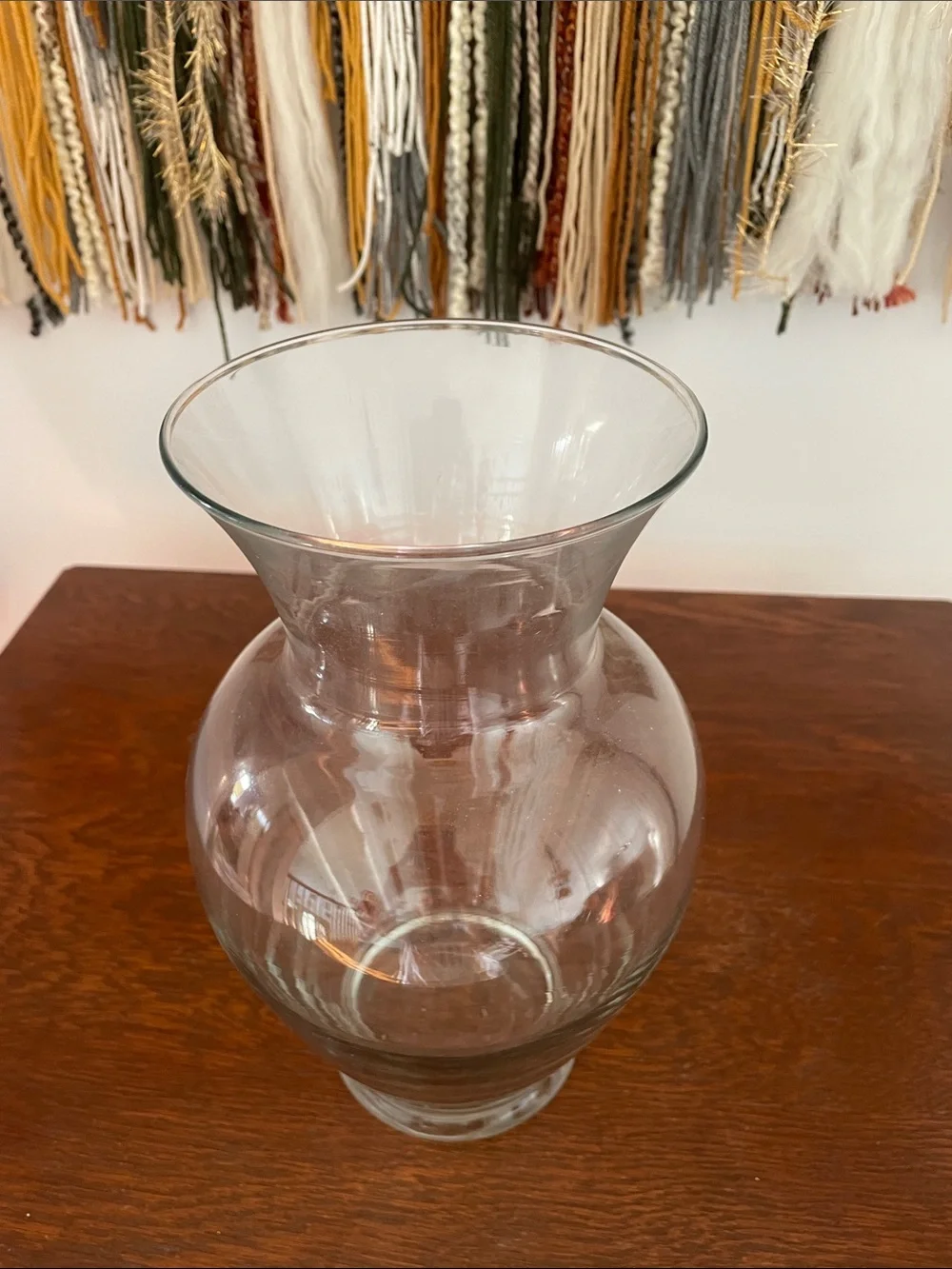 Clear Glass Decorative Vase - Home Accents